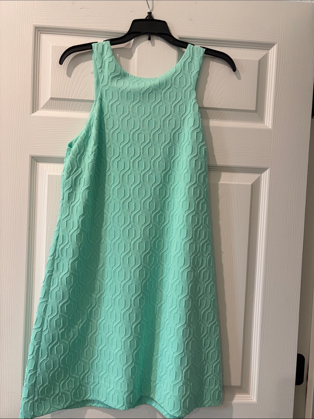 Lilly Pulitzer Sleeveless Textured Mint Green Dress